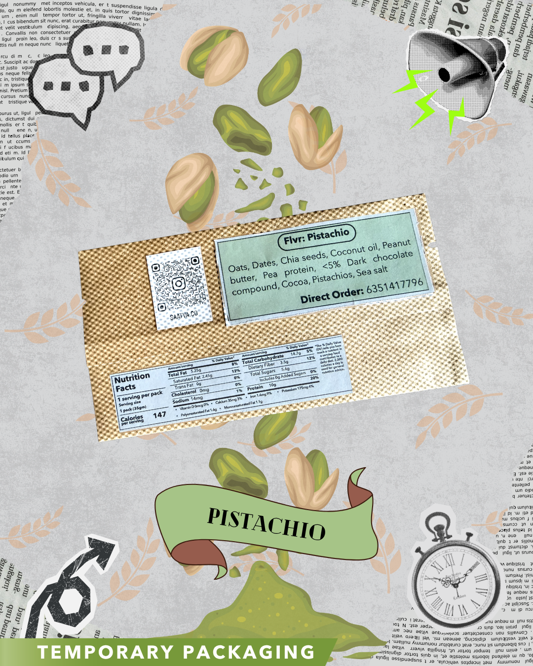 Trial pack: Pistachio protein bar