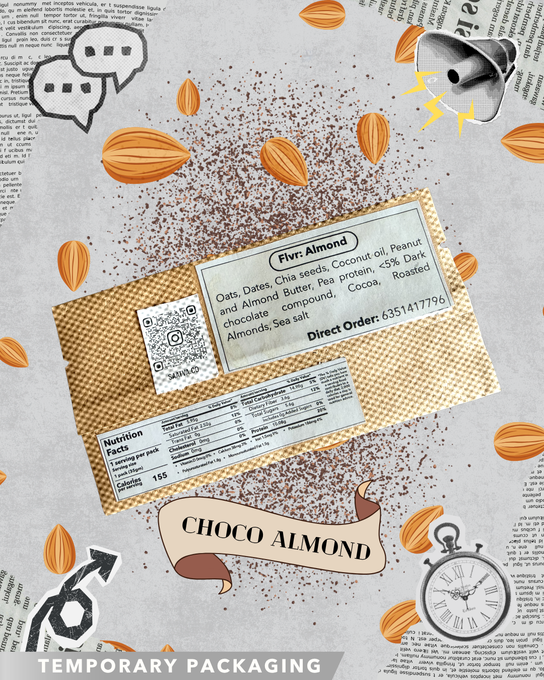 Trial pack: Choco-almond protein bar
