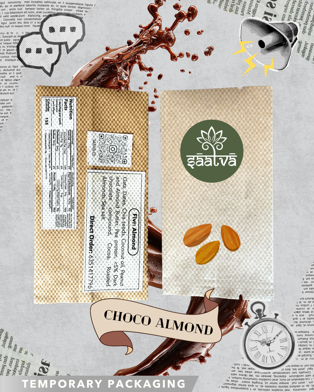 Trial pack: Choco-almond protein bar