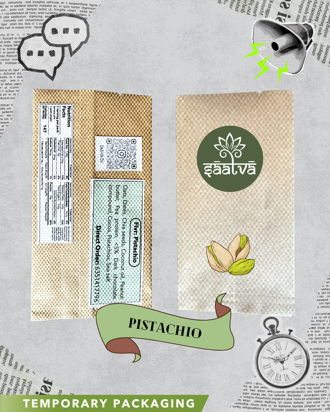 Trial pack: Pistachio protein bar